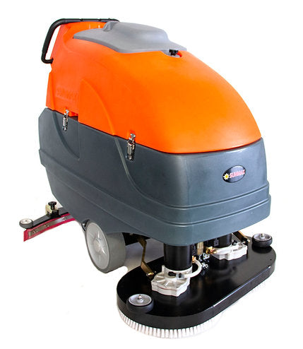 Load image into Gallery viewer, SUNMAX 34&quot; Self-Propelled Floor Scrubber Machine, 33-gal Tank, Dual Brushes | RT120
