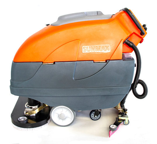 Load image into Gallery viewer, SUNMAX 34&quot; Self-Propelled Floor Scrubber Machine, 33-gal Tank, Dual Brushes | RT120
