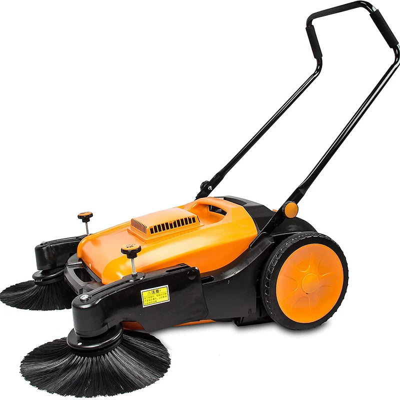 Load image into Gallery viewer, SUNMAX 38&quot; Manual Push Powered Floor Sweeper with Triple Brooms | RT980S
