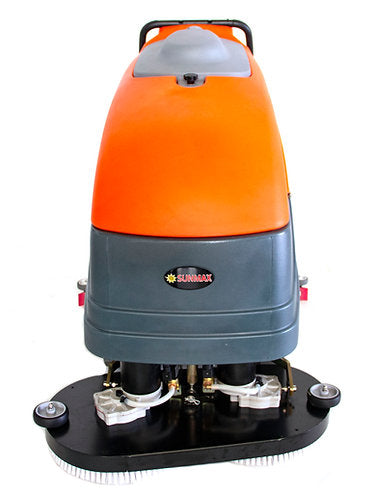 Load image into Gallery viewer, SUNMAX 34&quot; Self-Propelled Floor Scrubber Machine, 33-gal Tank, Dual Brushes | RT120
