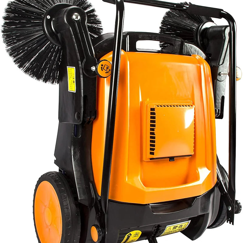 Load image into Gallery viewer, SUNMAX 38&quot; Manual Push Powered Floor Sweeper with Triple Brooms | RT980S
